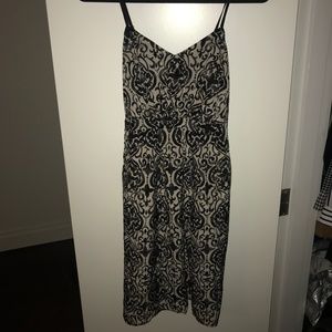 Forever21 Midi Damask Dress with Pockets - S